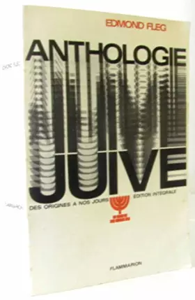 Couverture du produit · Anthologie juive des origines a nos jours