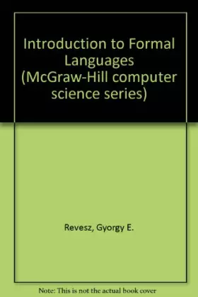 Couverture du produit · Introduction to Formal Languages