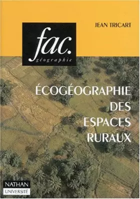Couverture du produit · Ecogéographie des espaces ruraux