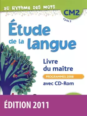 Couverture du produit · Au rythme des mots CM2 • Livre du maître avec CD-Rom