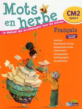 Couverture du produit · MOTS EN HERBE CM2 2013 ELEVE