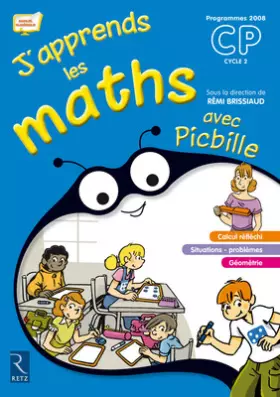 Couverture du produit · J'apprends les maths CP avec Picbille : Fichier de l'élève (Programmes - 2008)