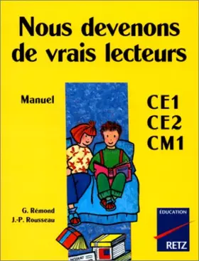 Couverture du produit · Nous devenons de vrais lecteurs, CE1-CE2-CM1