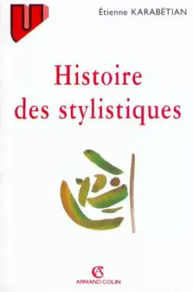 Couverture du produit · Histoire des stylistiques