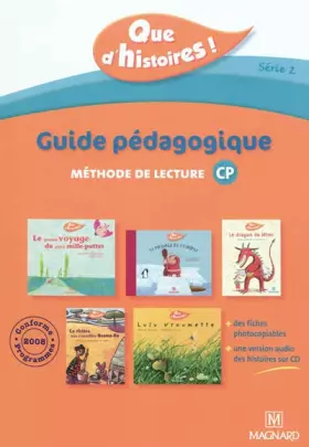 Couverture du produit · Que d'histoires CP série 2 : Guide pédagogique (1CD audio)