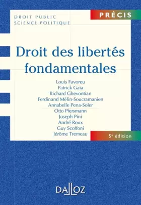 Couverture du produit · Droit des libertés fondamentales