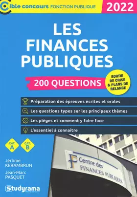 Couverture du produit · Les finances publiques - 200 questions: 2022