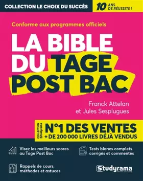 Couverture du produit · La bible du TAGE post-bac®