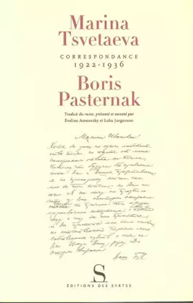Couverture du produit · Correspondance