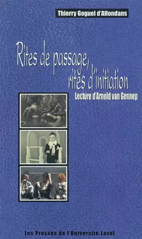 Couverture du produit · Rites de passage, rites d'initiation. Lecture d'Arnold van Gennep