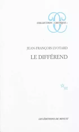 Couverture du produit · Le différend