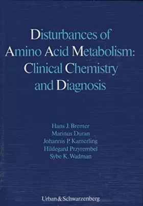 Couverture du produit · Disturbances of Amino Acid Metabolism: Clinical Chemistry and Diagnosis