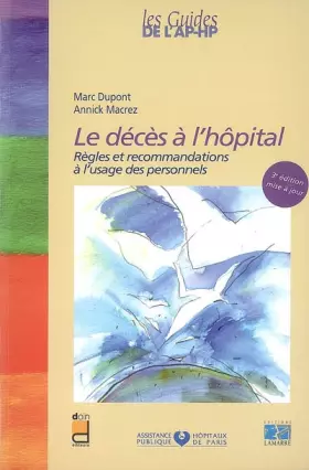 Couverture du produit · LE DECES A L HOPITAL 2E EDITION