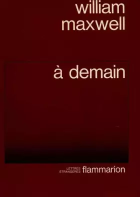 Couverture du produit · A demain
