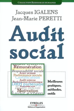 Couverture du produit · Audit social : Meilleures pratiques, méthodes, outils