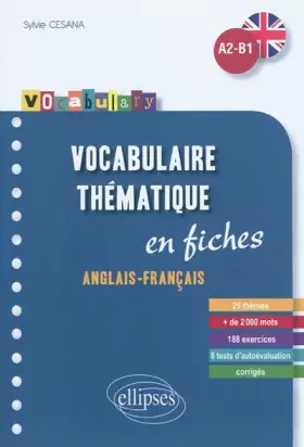 Couverture du produit · Vocabulary Vocabulaire Anglais Fiches Thematiques avec Exercices Corriges A2-B1
