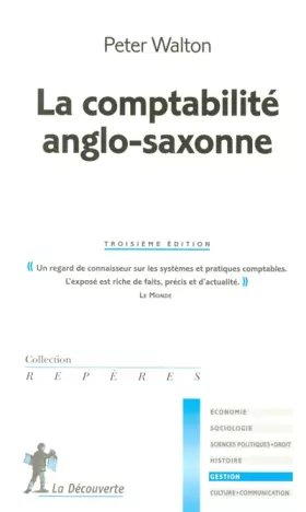 Couverture du produit · La comptabilité anglo-saxonne
