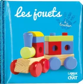 Couverture du produit · Bébé touche-à-tout - Les jouets - Imagier photo avec matières à toucher - Dès 12 mois