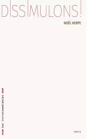 Couverture du produit · Dissimulons !