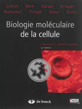 Couverture du produit · Biologie moléculaire de la cellule