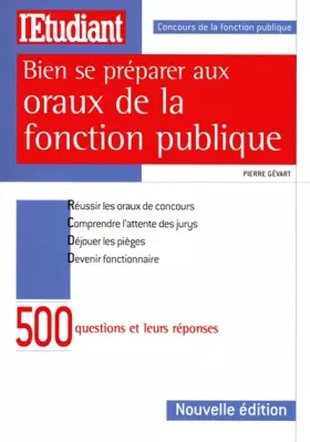 Couverture du produit · Bien se préparer aux oraux de la fonction publique