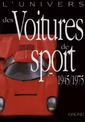 Couverture du produit · L'univers des voitures de sport : 1974-1975