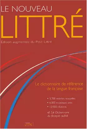 Couverture du produit · Le Nouveau Littré : Edition augmentée du Petit Littré