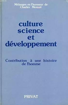 Couverture du produit · Culture science et developpement/contribution a une histoire de l'homme/melanges en l'honneur d