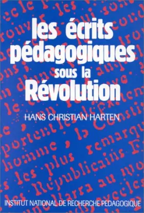 Couverture du produit · Les écrits pédagogiques sous la révolution