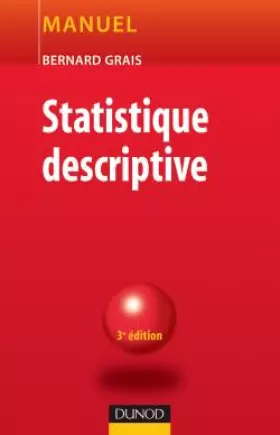Couverture du produit · Statistique descriptive : Techniques statistiques
