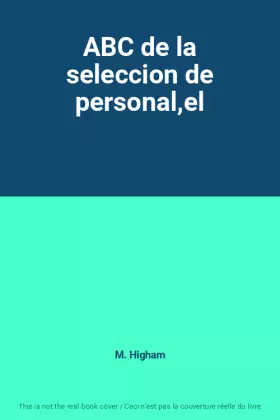 Couverture du produit · ABC de la seleccion de personal,el
