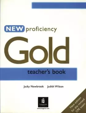 Couverture du produit · New Proficiency Gold Teacher's Book
