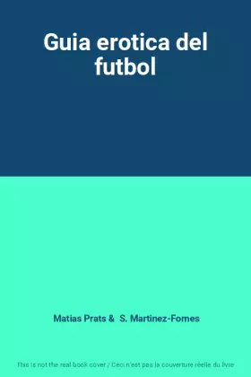 Couverture du produit · Guia erotica del futbol