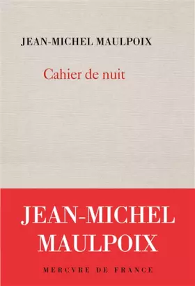 Couverture du produit · Cahier de nuit
