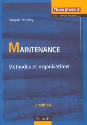 Couverture du produit · Maintenance : Méthodes et organisations