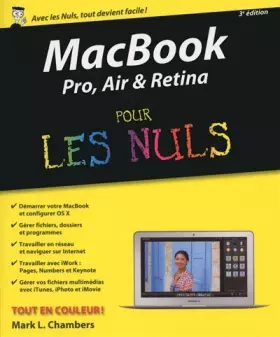Couverture du produit · MacBook Pro, Air & Retina pour les Nuls 3e édition