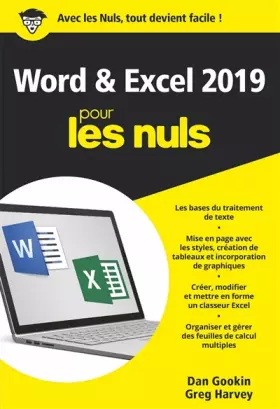 Couverture du produit · Word et Excel 2019 pour les Nuls, poche, 2e édition