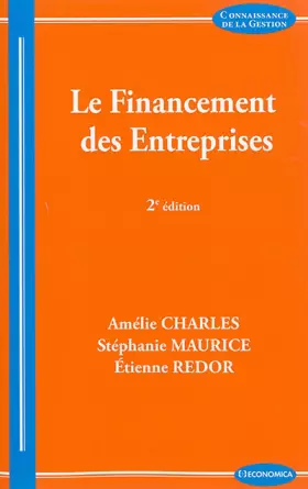 Couverture du produit · Financement des Entreprises, 2e ed. (le)