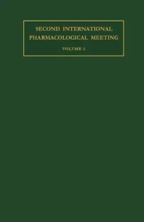 Couverture du produit · Biochemical and Neurophysiological Correlation of Centrally Acting Drugs: Second International Pharmacological Meeting