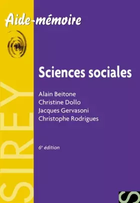 Couverture du produit · Sciences sociales - Aide-mémoire