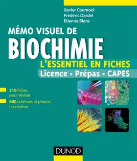 Couverture du produit · Mémo visuel de biochimie - L'essentiel en fiches et en couleurs