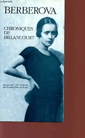 Couverture du produit · Chroniques de billancourt