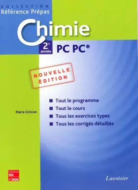 Couverture du produit · Chimie 2e année PC PC*