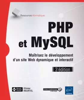 Couverture du produit · PHP et MySQL - Maîtrisez le développement d'un site Web dynamique et interactif (3e édition)