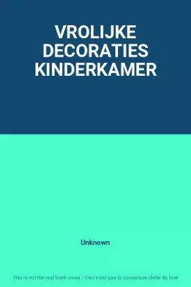 Couverture du produit · VROLIJKE DECORATIES KINDERKAMER