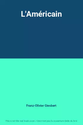 Couverture du produit · L'Américain