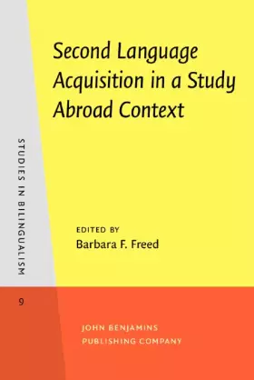 Couverture du produit · Second Language Acquisition in a Study Abroad Context: 9