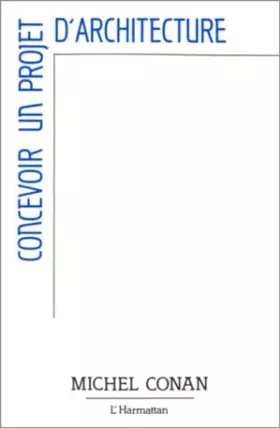 Couverture du produit · Concevoir un projet d'architecture