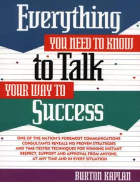 Couverture du produit · Everything You Need to Know to Talk Your Way to Success