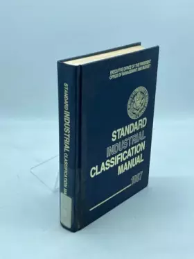 Couverture du produit · Standard Industrial Classification Manual, 1987